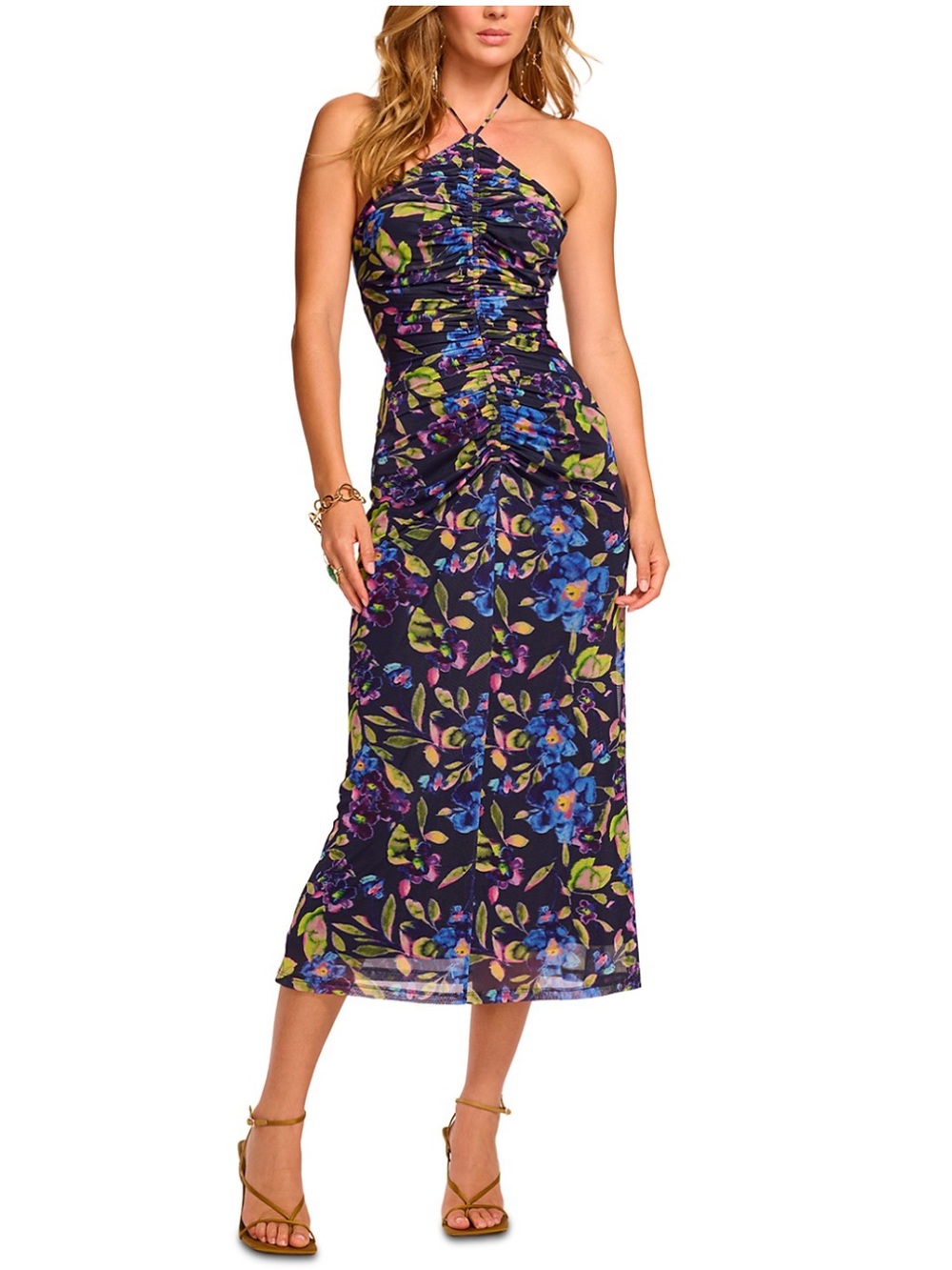 Ramy Brook Aveline Halter Midi Dress